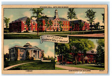 1941 Multiview, Greetings from University of Maine, Bangor ME Postcard picture