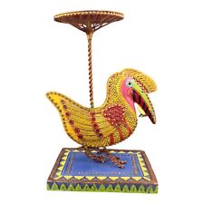 Silvestri Amazonia Candle Holder By Marsha McCarthy Beaded Toucan Bird Votive picture