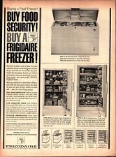 1964 Frigidaire Freezer Vintage Print Ad Upright & Chest Freezer Models Photosc9 picture