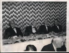 1946 Press Photo American Meat Institute Dinner discuss nation wide meat crisis; picture