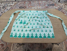 Vintage Green 1960s Apron Beautiful picture