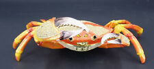 Massive Crab Trinket box with Included Smaller Matching Crab Brooch signed picture