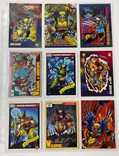 Vintage Marvel Trading Cards Feat: Wolverine Lot of 9 picture