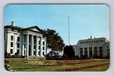 Jackson MS-Mississippi, City Floral Garden, Jackson City Hall, Vintage Postcard picture