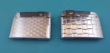Vtg. Bentley Butane Cigarette Lighters, A Pair, Both Spark, One Lights (9009) picture