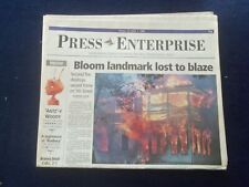 1998 OCT 2 PRESS-ENTERPRISE NEWSPAPER - BLOOMSBURG, PA - LANDMARK FIRE - NP 6140 picture