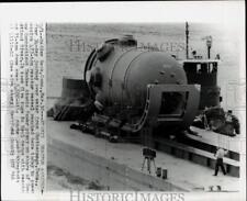 1966 Press Photo Nuclear Reactor on the River in Haddam Neck, Connecticut picture