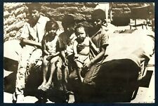 LATIN AMERICAN POOR CHILDREN SOCIAL EXCLUSION 1940s VINTAGE ORIGINAL Photo Y 200 picture
