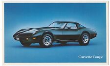 1979 Chevrolet CORVETTE COUPE: Original NOS Promotional Dealer Postcard UNUSED picture