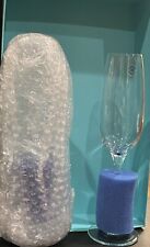 New Tiffany & Co. Crystal glass champagne flutes set of 2 with box Made In Italy picture