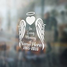 In Loving Memory Of (Their Name) (Year-Year) Premium Vinyl Decal picture