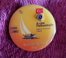 Lions Club Pin 2000-2001 Aydm Nalbantoglu Turkey picture