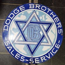 DODGE BROTHERS PORCELAIN ENAMEL SIGN 114 CM ROUND picture