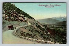 Riverside CA, Huntington Park Drive, Rubidoux California c1910 Vintage Postcard picture