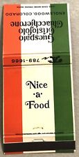 Vintage 30 Strike Matchbook Cover - Guespato Cristofolo Chiacchierone      D picture