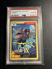 1991 Marvel Universe Gambit #17 PSA 10 GEM MINT Low Pop picture