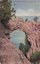 Mackinac Island Arch Rock MI Michigan Petoskey to Jonesville Vtg Postcard E39 picture