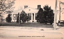 Dighton MA Massachusetts High School Town Offices City Hall Vtg Postcard E40 picture