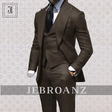 New Classic Brown Suit For men , Men Suits 3 piece, Slim fit Groom Wedding Suits picture