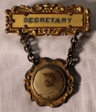 Vintage Firemen's Association Medal - Secretary picture