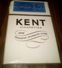 Kent Micronite Filter Cigarette Empty Flip Top Box Tax Stamp No Warning Vintage picture