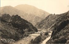 KLAMATH RIVER PACIFIC HIGHWAY real photo postcard rppc OREGON OR patterson picture