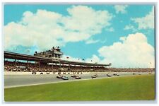 c1950 Stock Car Races Famed February Speed Week Racing Daytona Beach FL Postcard picture
