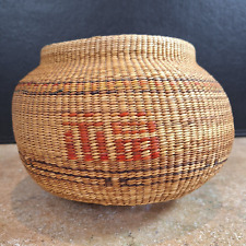 NATIVE AMERICAN Antique Nootka Style Tribal Indian Basket c. 1850-1900 6