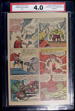 Journey Into Mystery #112 CPA 4.0 SINGLE PAGE #6/7  Hulk vs Thor picture