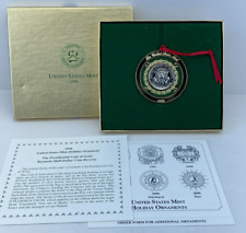 United States Mint Christmas Ornament QUARTER Box and Certificate 1996 picture