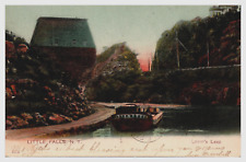 Little Falls Lower's Leap Tugboat On River NY New York Posted 1907  Postcard picture