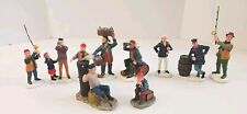 10x Lemax Christmas Village Figurines Sailors Pirates Fisherman People Boat VTG picture