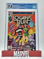 Logans Run #6 Comic Book 1977 CGC 7.5 1st Solo Thanos Story Marvel Comics picture