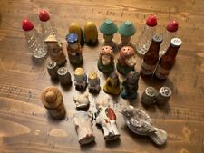 Vintage 1940s - 1950s Lot of 12 Salt and Pepper Shakers plus 2 extras picture