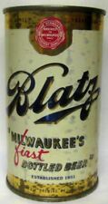 BLATZ MILWAUKEE'S first BOTTLED BEER ss Flat Top CAN, Milwaukee, WISCONSIN 1953 picture
