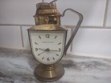 Rare 1956-60 Phinney Walker Art Deco Style Clock & Evans Table Lighter Working picture