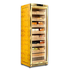 Raching MON3800A Climate Control Gold Burl 1,800-Cigar Electric Humidor picture