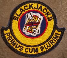 Cold War USAF US Air Force 53rd Military Airlift Squadron Blackjacks Patch COLOR picture