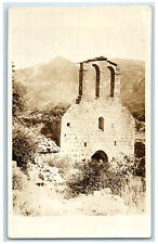 c1930s Oldest Church Spain Underwater Unposted Vintage RPPC Photo Postcard picture