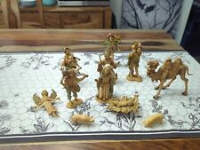 Lot Of 9 Vintage Fontanini Nativity Pieces Made in Italy Depose picture