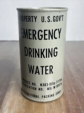 WWII life raft / bail out EMERGENCY DRINKING WATER CAN WW2 usgi picture