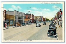 1950 The Great San Luis Valley Business Center Main Street Alamosa CO Postcard picture