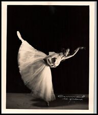 Cuba Cuban Alicia Alonso Ballet Portrait 1951 Orig Signed Autograph Photo 85 picture
