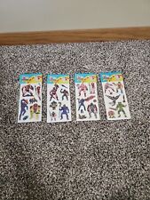 Vintage 1980's He-man Master Of The Univer Puffy Stickers Sealed, 4 Sets Total picture