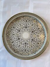 Vintage Venetian Round Tin Serving Tray picture