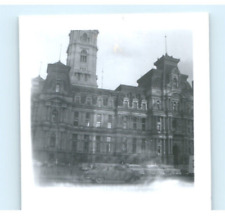 Vintage Photo Easter 1956, City Hall Philadelphia Pennsylvania, 2x2, B&W picture