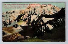 Mount McKinley, AK-Alaska, First Authentic Picture Antique, Vintage Postcard picture