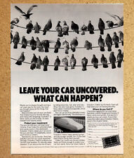Evolution 3 Fabric Car Cover Bird Dropping - Vintage Print Ad Ephemera Art 1987 picture