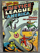 Justice League of America DC Comics 9x13 Embossed Metal Sign, Starro, Flash picture