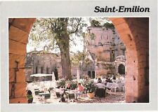 Saint-Émilion France The Market Square Entrance To The Monolith Church Postcard picture